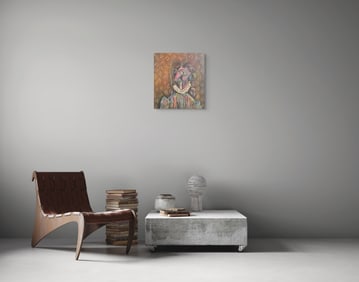 Pablo Picasso Spanish 1881-1973 Oil on Canvas Painting in the Style of.Picasso Cubist Period