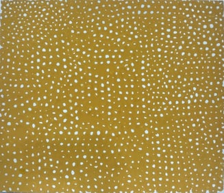 Yayoi Kusama Japanese (b.1929) Oil on Canvas Painting in the Style of Pop Art Era