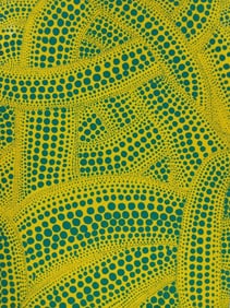 Yayoi Kusama Japanese (b.1929) Oil on Canvas Painting in the Style of.Kusama Era