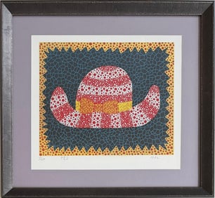 Yayoi Kusama Japanese (b.1929) Lithograph Painting in the Style of.Pop Art Era