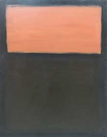Mark Rothko American 1903 - 1970 Oil on Canvas Painting in the Style of.Rothko