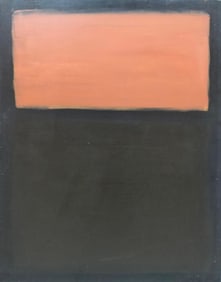 Mark Rothko American 1903 - 1970 Oil on Canvas Painting in the Style of.Rothko