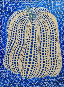 Yayoi Kusama Japanese (b.1929) Acrylic on Canvas Painting in the Style of.Kusama