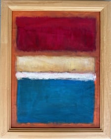 Mark Rothko (1903–1970), American Oil on Canvas Painting in the Style of Rothko, Mid-20th Century