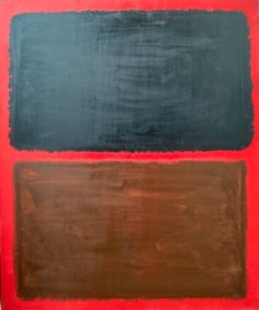 Mark Rothko (1903–1970), American Oil on Canvas Painting in the Style of Rothko, Mid-20th Century