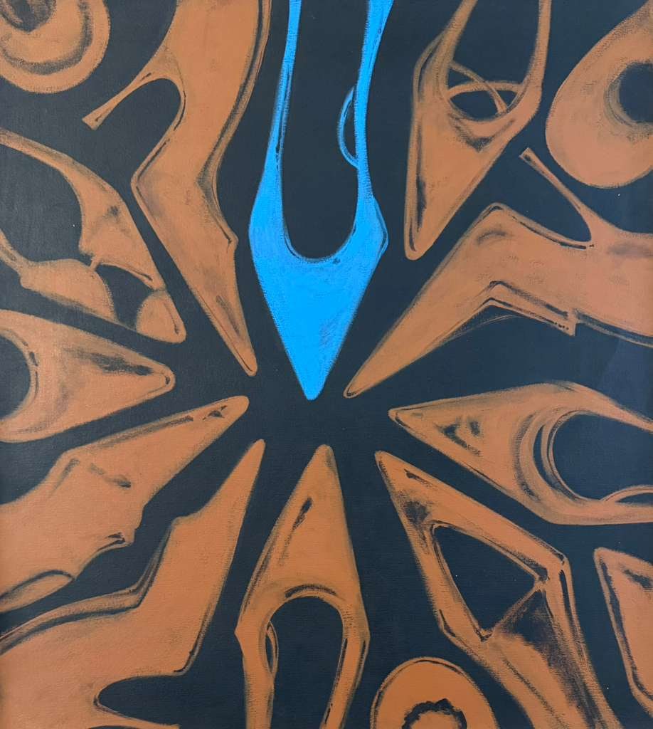 Andy Warhol 1928-1987 Silkscreen/Canvas in the style of. Warhol & Haring Pop Art: Title: Untitled Technique: Oil on canvas Measures: 20 × 18 inches (50.8 × 45.7 cm) Year: Circa 1980s Condition: The painting is in good overall condition. The surface shows stable pigment with minor