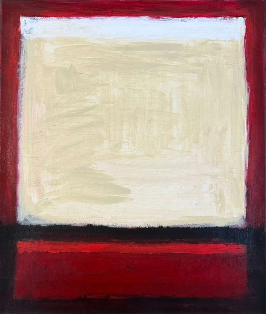 Mark Rothko American 1903 - 1970 Oil on Canvas painting in the style of. Pollock, Kline, Abstract (1 of 7)