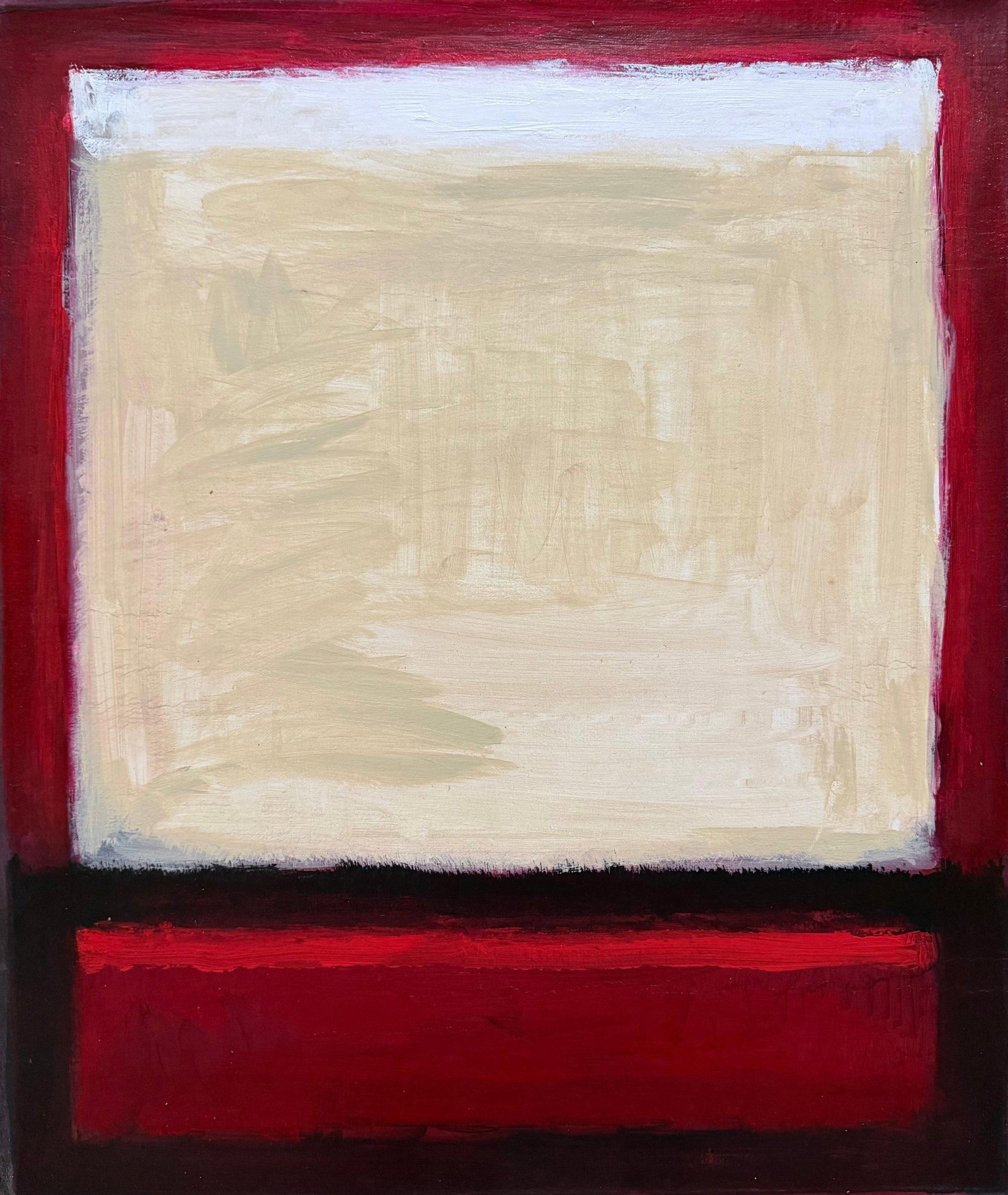 Mark Rothko American 1903-1970 In the Style of Untitled Color Field Composition Oil on Canvas (1 of 6)