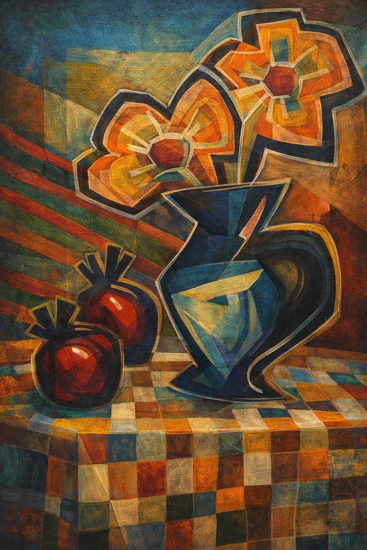 Still Life Reimagined: The Golden Composition (1/1 Masterpiece NFT + Physical Artwork) (1 of 2)