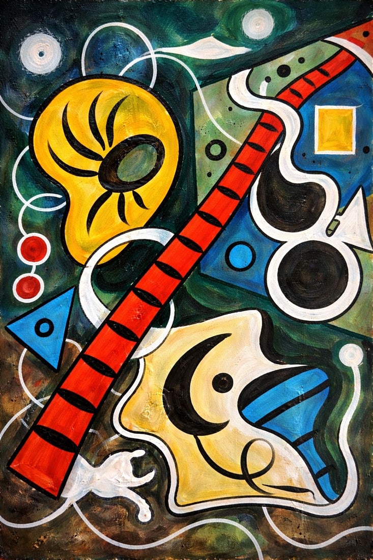 Rhythm of Forms: The Abstract Melody (1/1 Masterpiece NFT + Physical Artwork) (1 of 2)