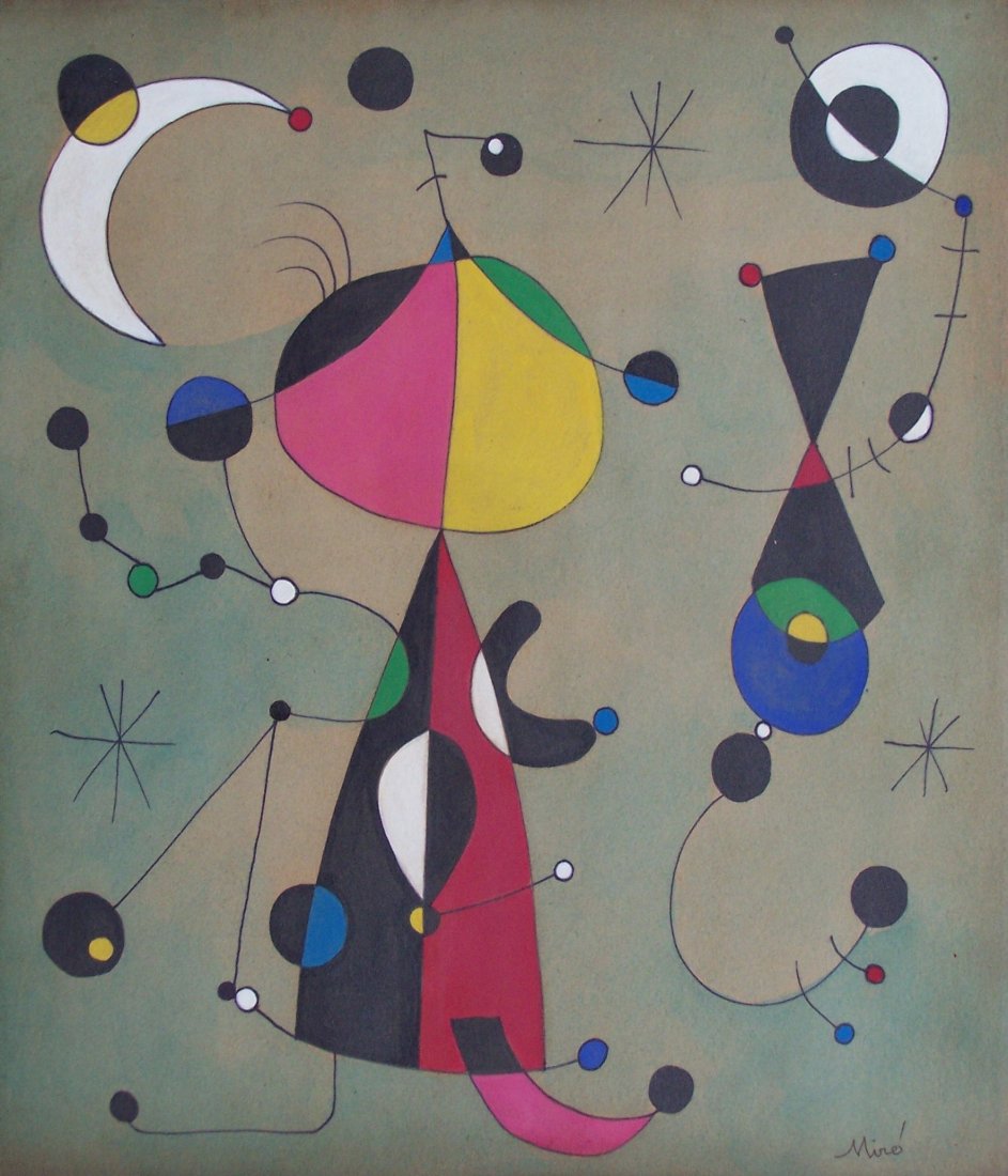 Joan Miro (Gouache on paper) (1 of 1)