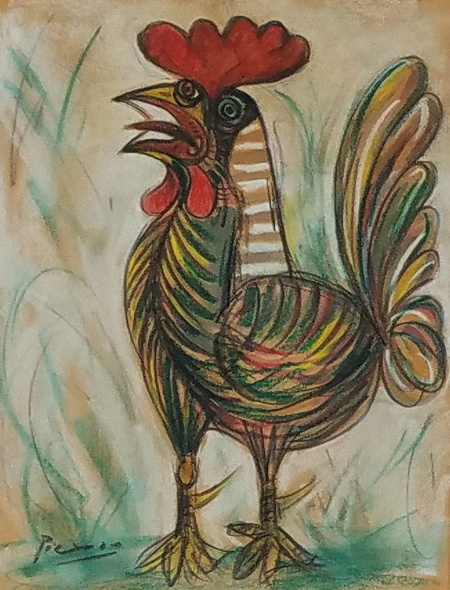 Pablo Picasso (mixed media on paper) (1 of 1)