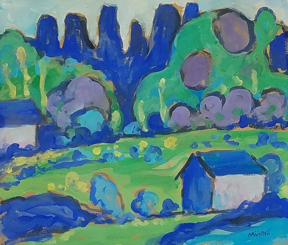 Gabriele Munter (Gouache on paper) (1 of 1)