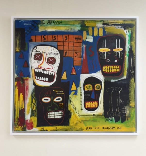 Jean Michel Basquiat (mixed media on canvas) V$100,000 (1 of 4)