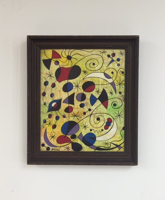Joan Miro (oil on board) V$45,000 (1 of 3)