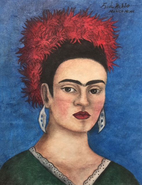 Frida Kahlo (1907-1954) (Pastel on paper) V $23,000 (1 of 1)
