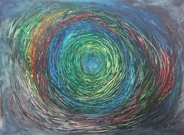 Mathias Goeritz (Gouache on paper) V$10,000: Original Mathias Goeritz gouache on paper 18 x 24" Provenance CENIDIAP Institution. Mathias Goeritz (complete name according to Spanish-speaking manner: Werner Mathias Goeritz Brunner) (April 4, 1915