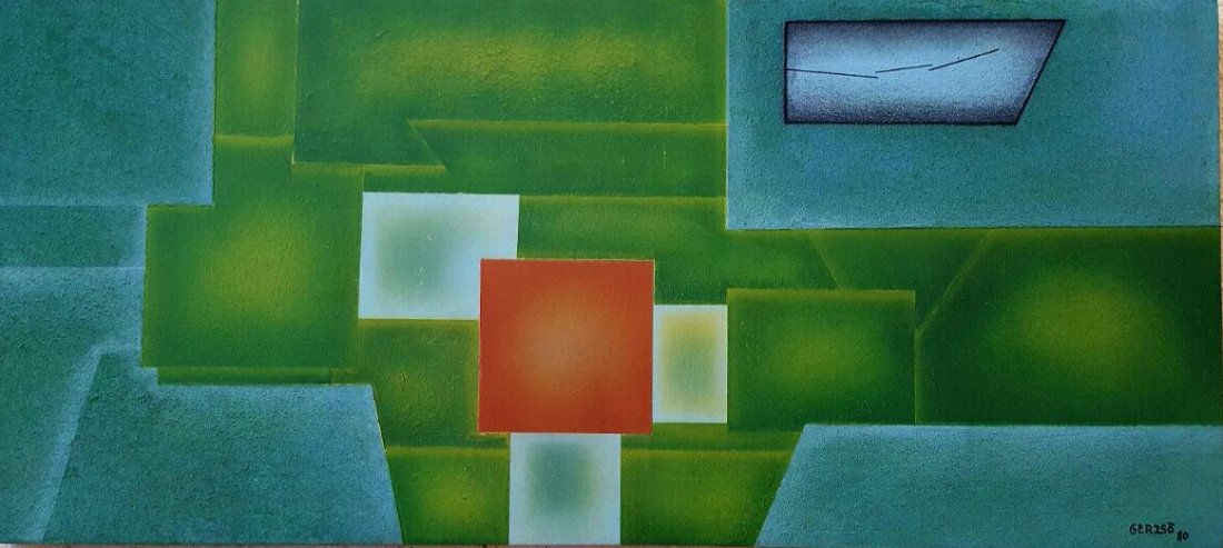 Gunther Gerzso (Oil on Masonite) V$50,000 (1 of 3)