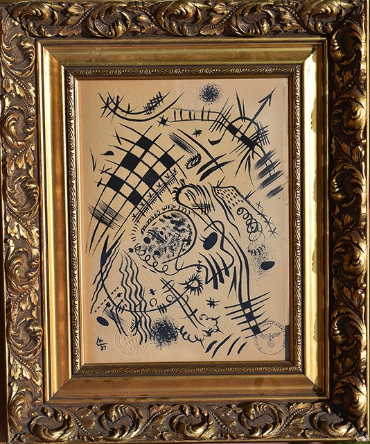 Wassily Kandinsky (ink on paper) (1 of 2)