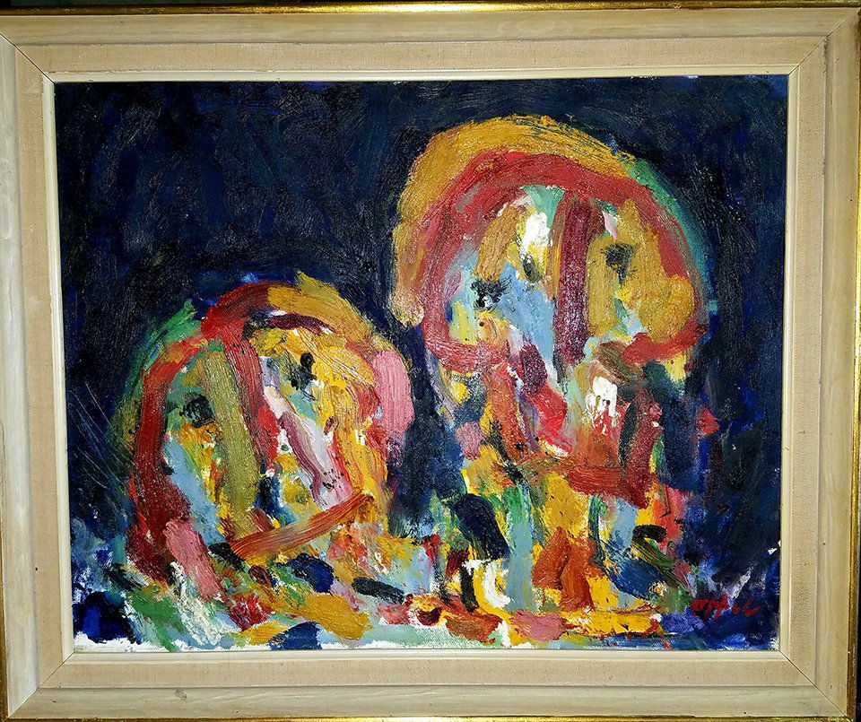Karel Appel Oil on canvas (1 of 2)