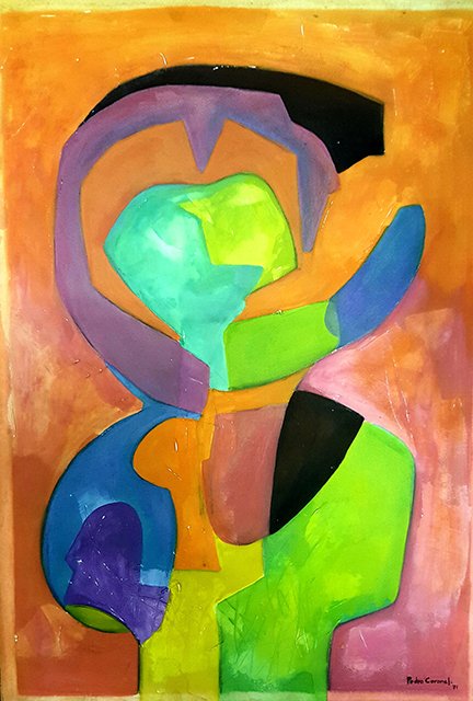 Pedro Coronel (Acrylic on hard paper) (1 of 1)