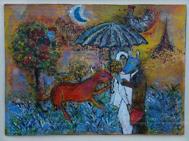 Marc Chagall (Mixed Media on paper) (1 of 1)