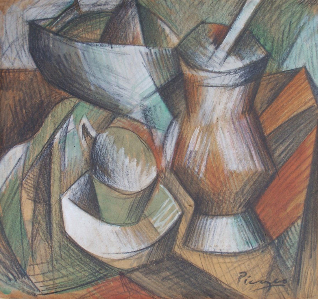 Pablo Picasso (mixed media on paper) (1 of 1)