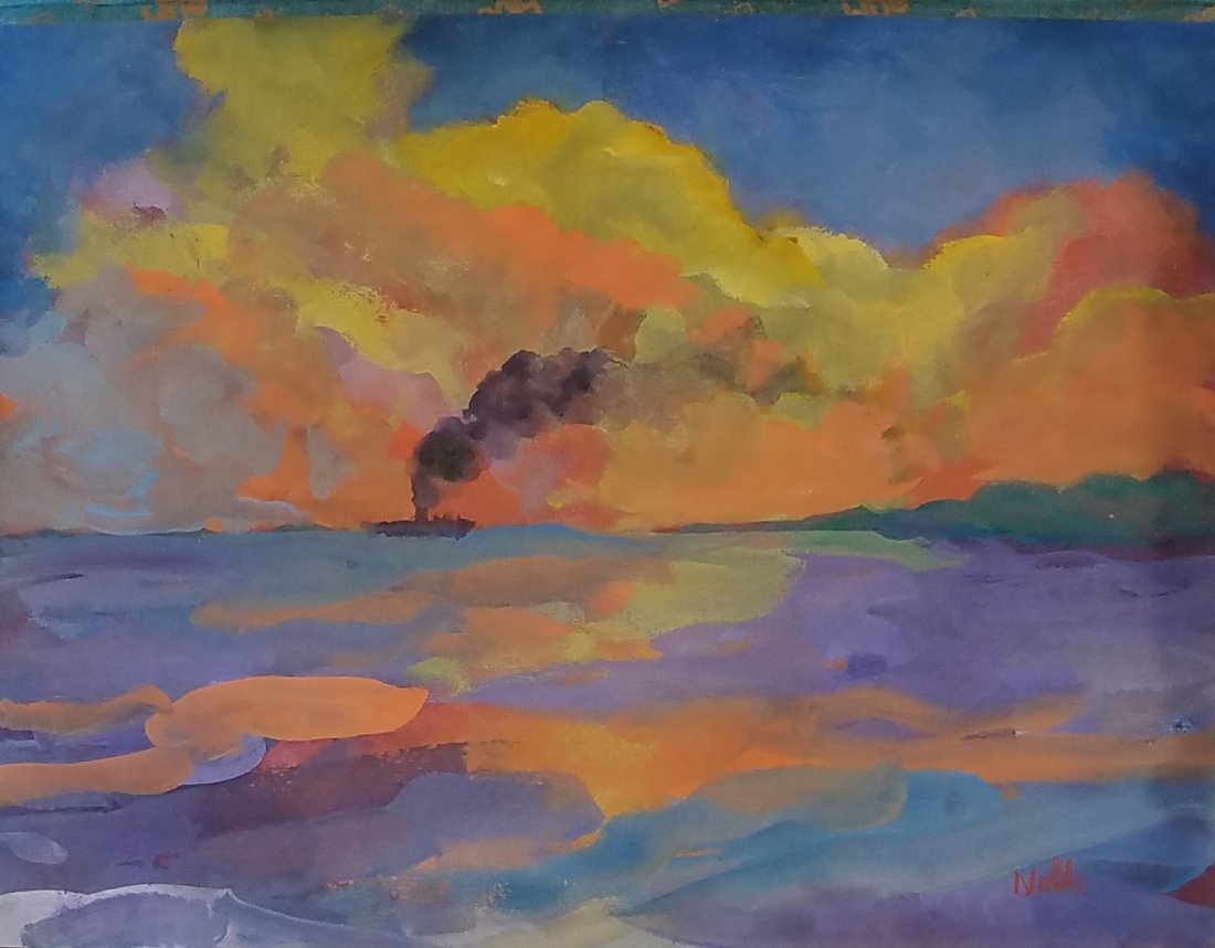 Emil Nolde (Gouache on paper) (1 of 2)