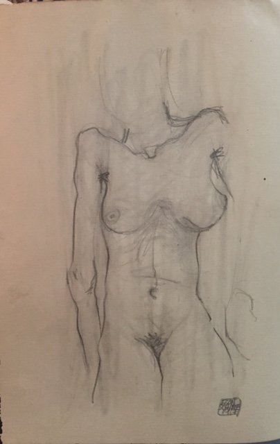 Egon Schiele (Drawing on paper) (1 of 1)