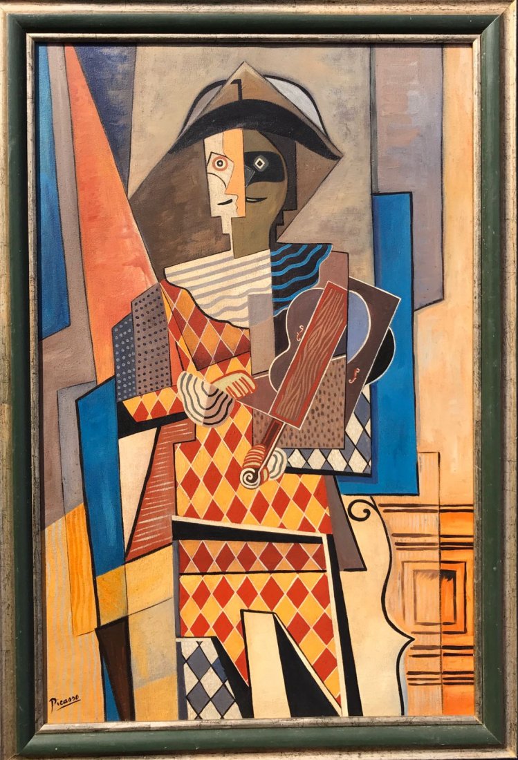 Pablo Picasso(1881-1973) Oil on canvas (1 of 2)