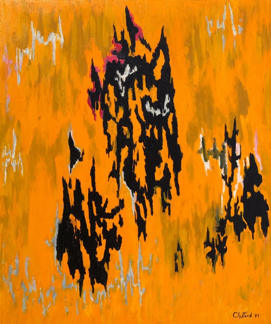 Clyfford Still (1904-1980) Oil on Canvas (1 of 2)