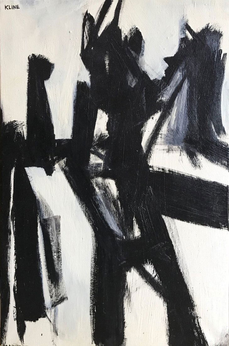 Franz Kline (1910-1962) Oil On Canvas (1 of 3)