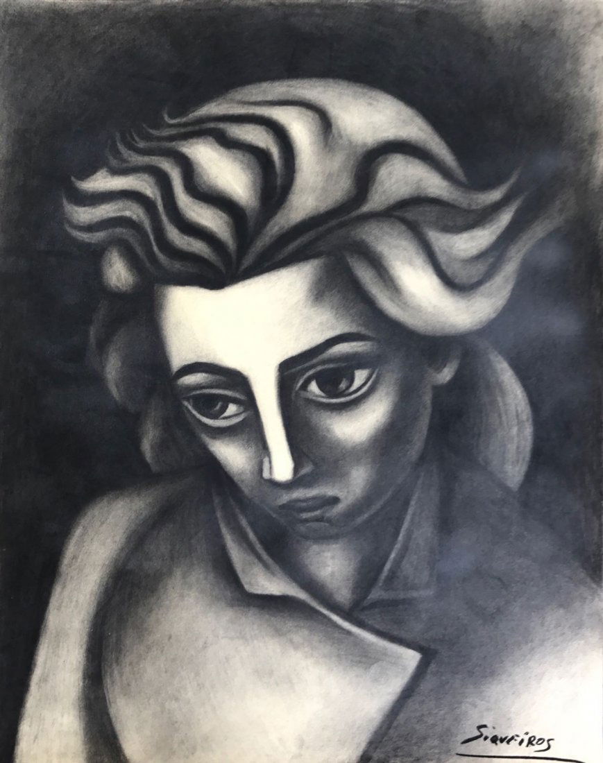 David Alfaro Siqueiros (1876-1974) Graphite on paper (1 of 2)