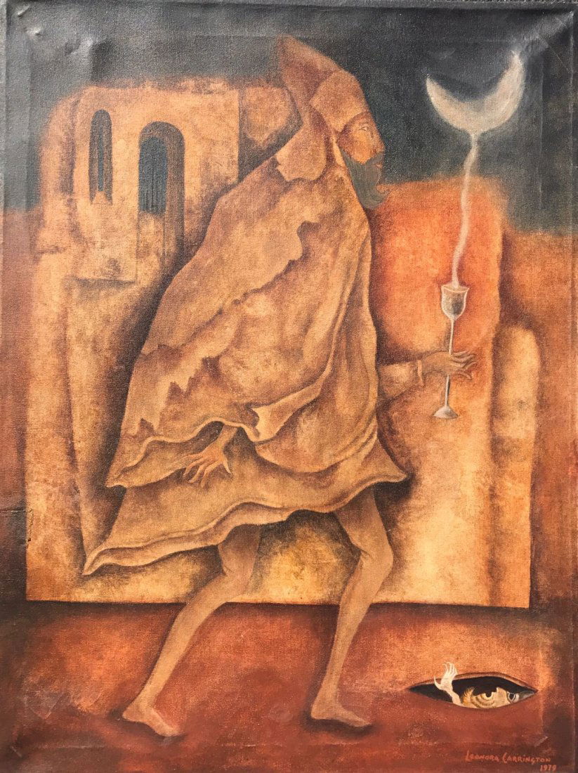 Leonora Carrington (1917-2011) Oil on canvas (1 of 3)