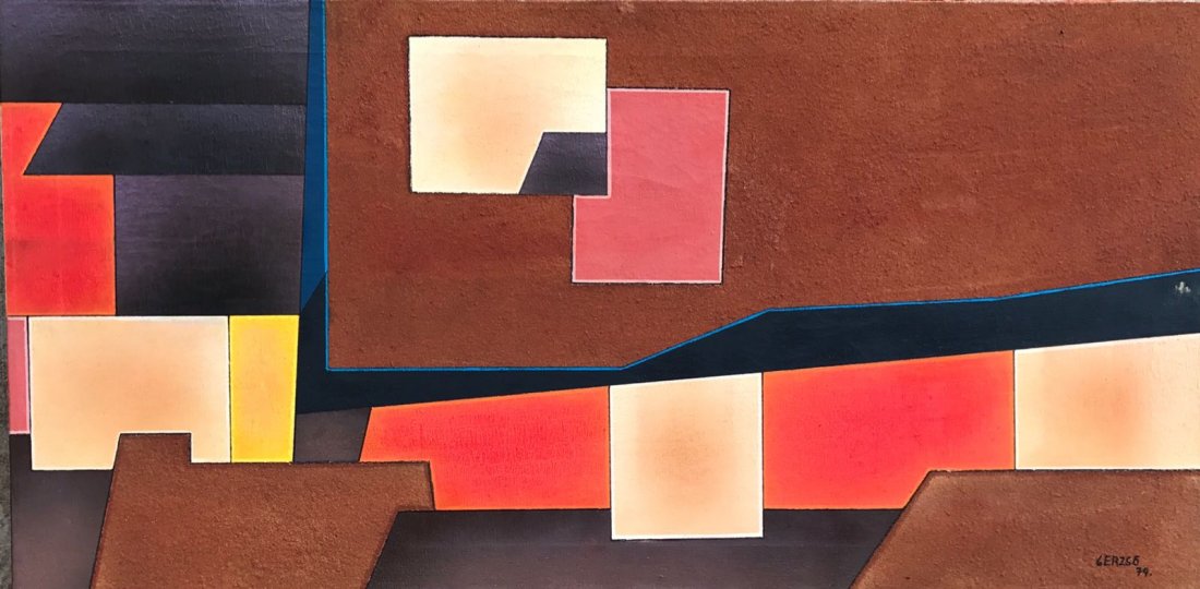 Gunther Gerzso (1915-2000) Oil on Canvas V$ 12000 (1 of 3)