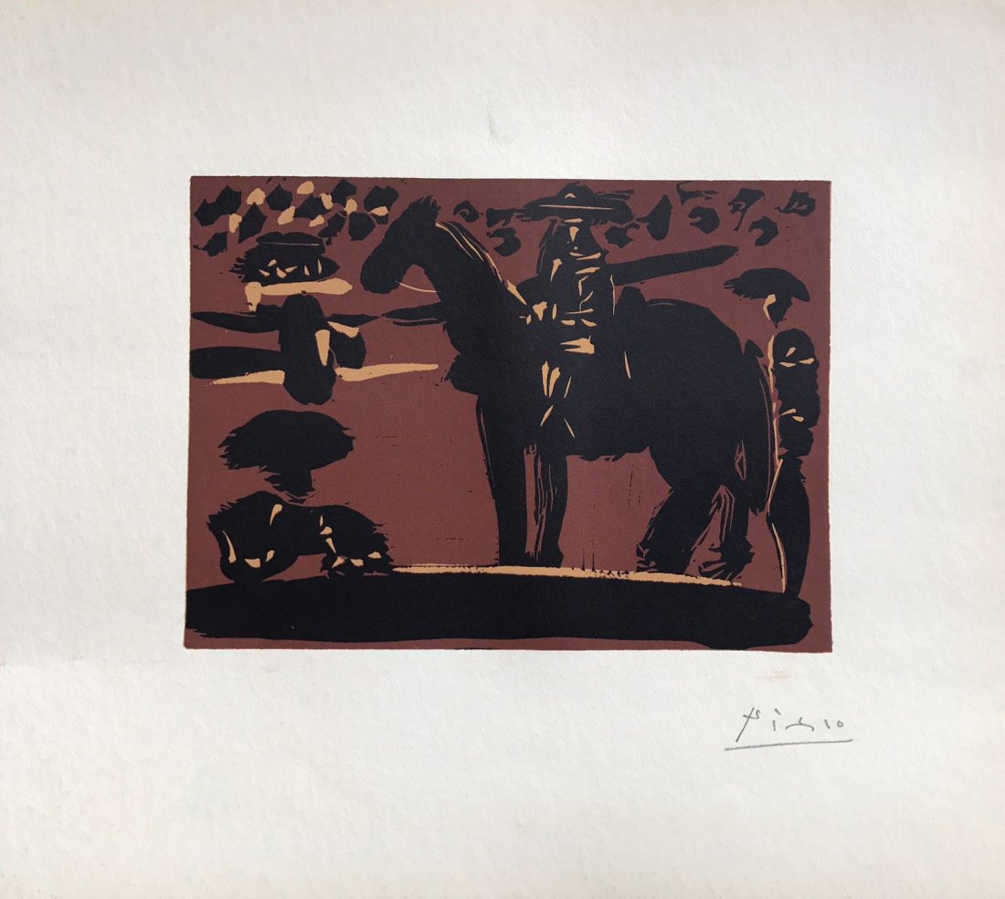 Pablo Picasso Hand Signed Linocut (1 of 1)