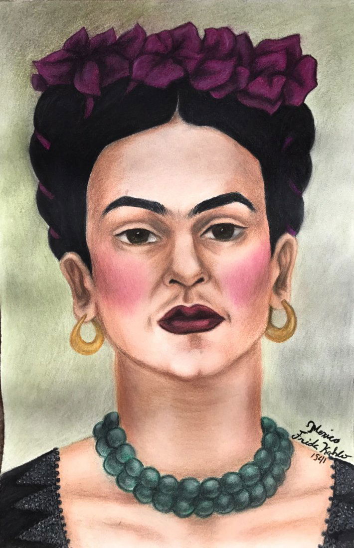 Frida Kahlo (Mixed Media on paper)V $9000 (1 of 2)