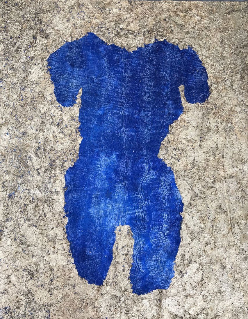 Yves Klein (Blue pigment  Canvas) V$12,000 (1 of 2)