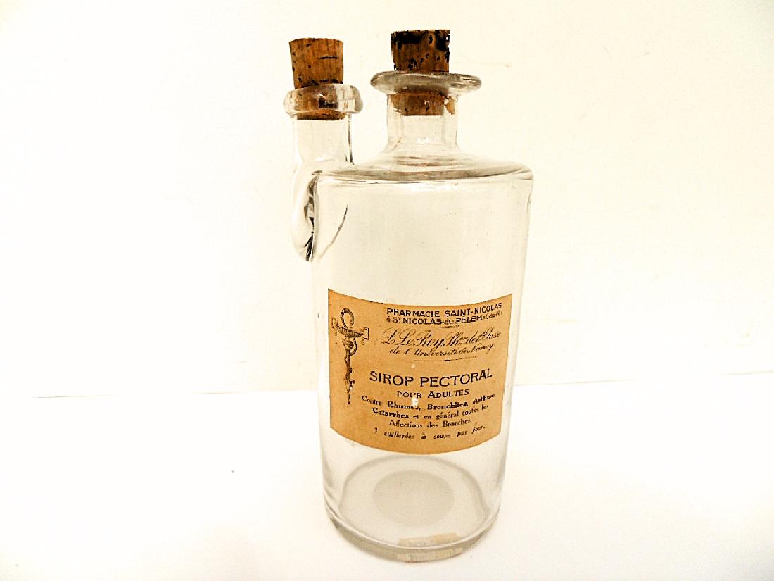 French Antique Blown Glass Pharmacy Jar (1 of 7)