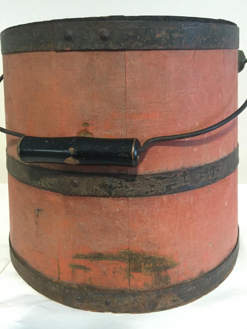 American Salmon Painted Pail (1 of 4)