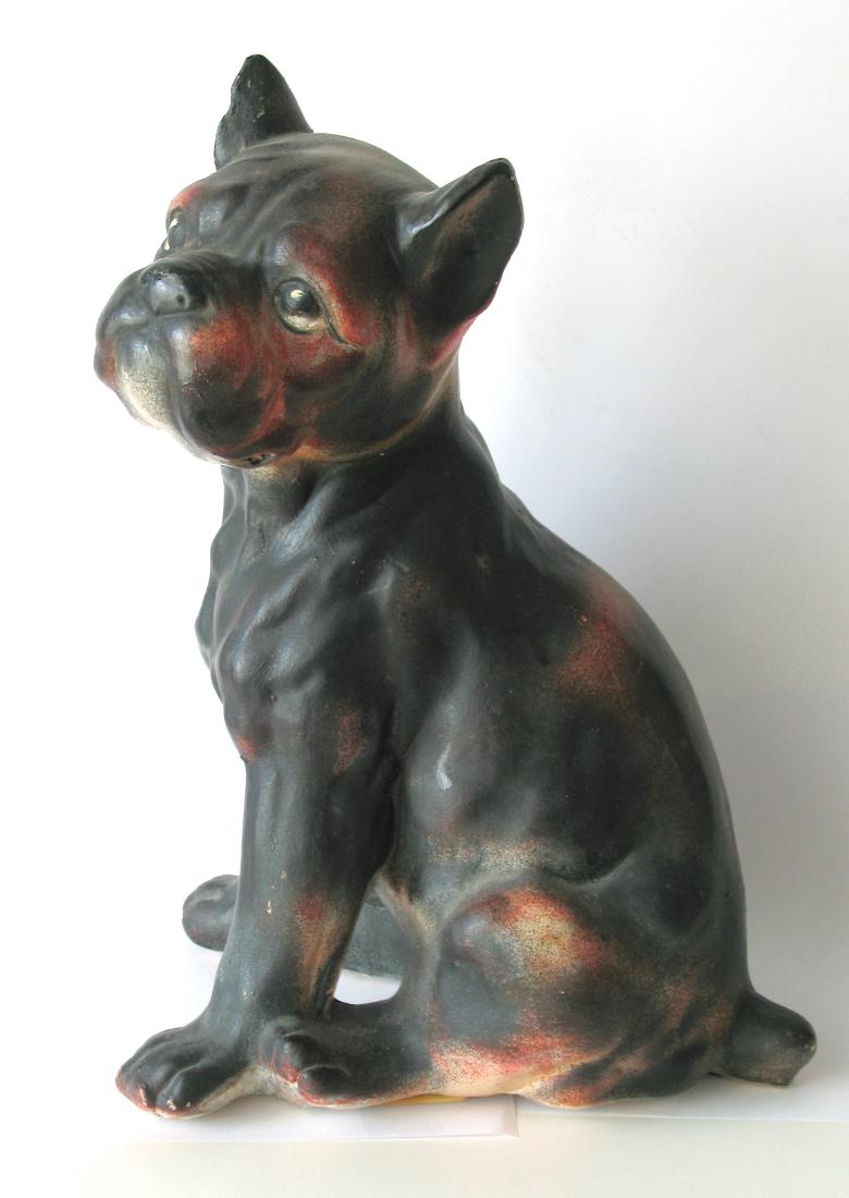 Boston Terrier Chalk Bust (1 of 3)