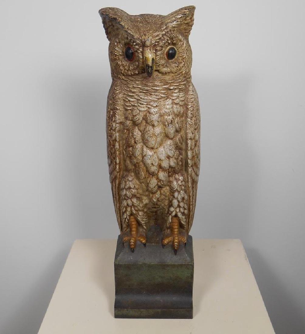 Bradley & Hubbard Owl Doorstop (1 of 3)