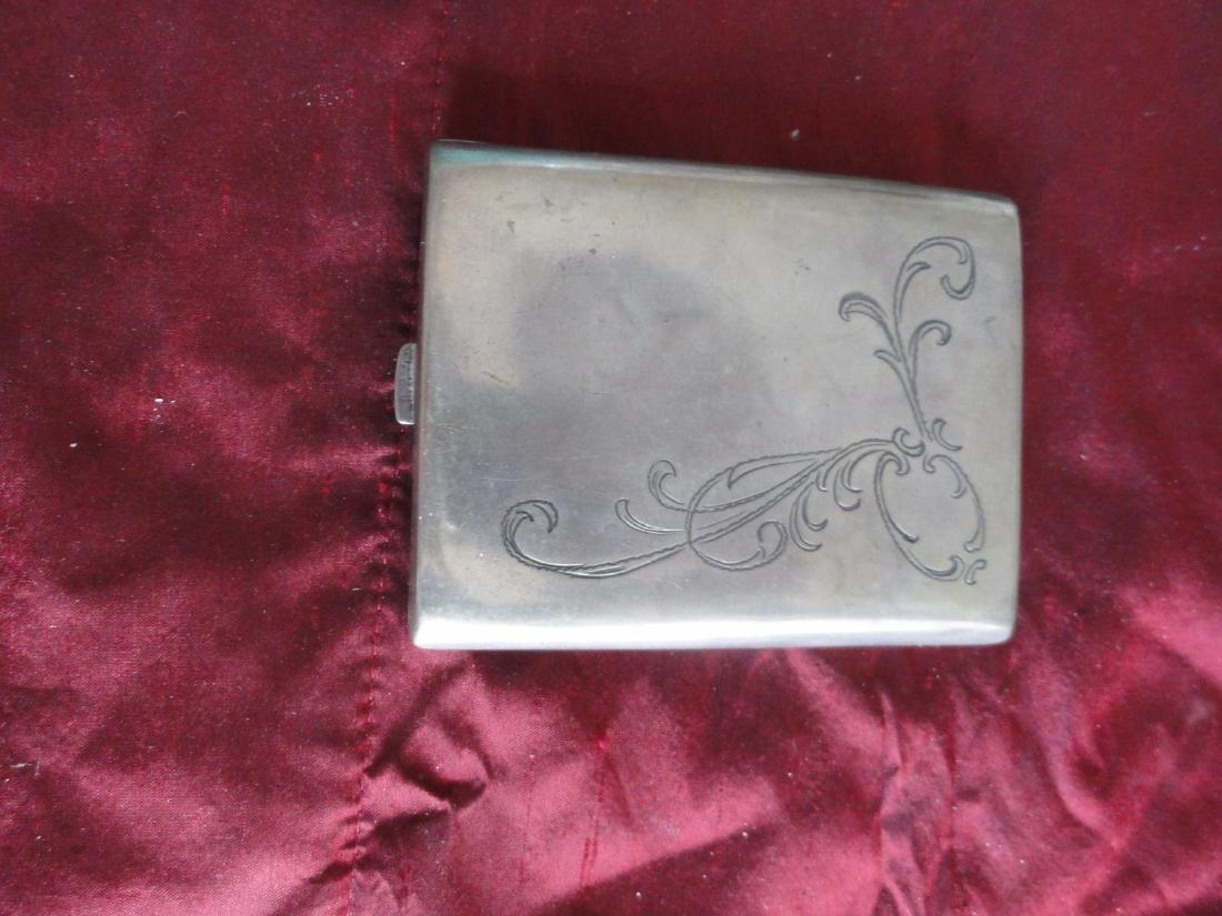 Polish Antique Silver Cigarette Case: Item: Polish Antique Silver Cigarette Case Origin: Polish Date: 1950-60 Materials: Silver Size: 3 3/4 x 3 inches Weight: 99.2 g Please note that this lot has a confidential reserve. When you leave a b