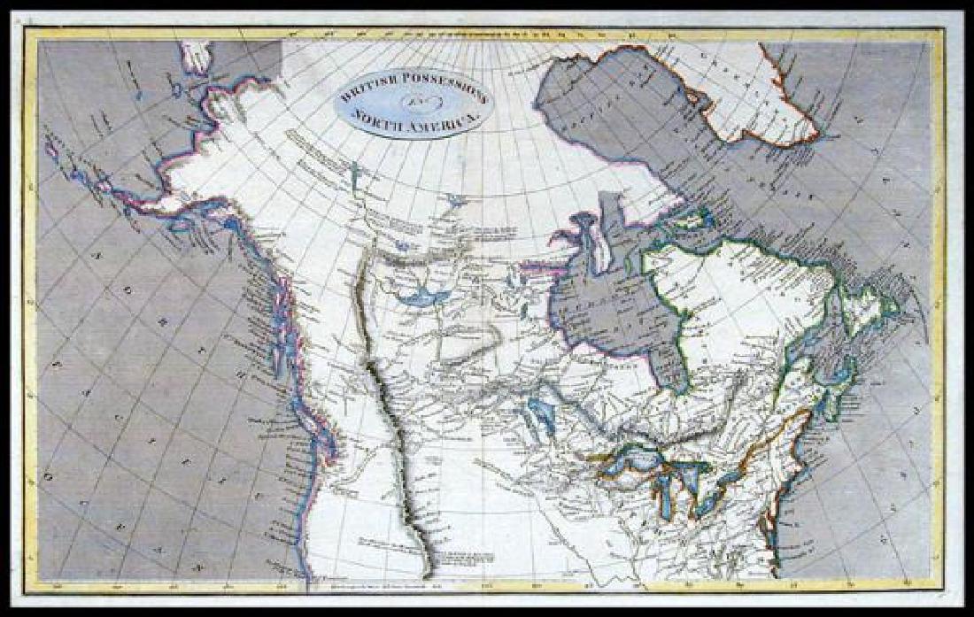Map of British Possessions in North America, 1805 (1 of 2)
