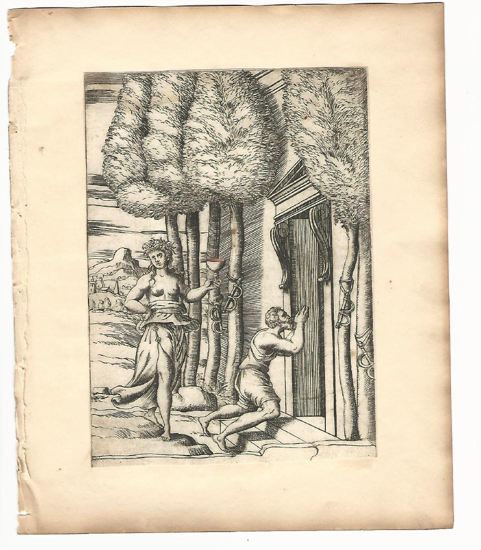 1587 Engraving Vincenzo Cartari Mythology (1 of 1)