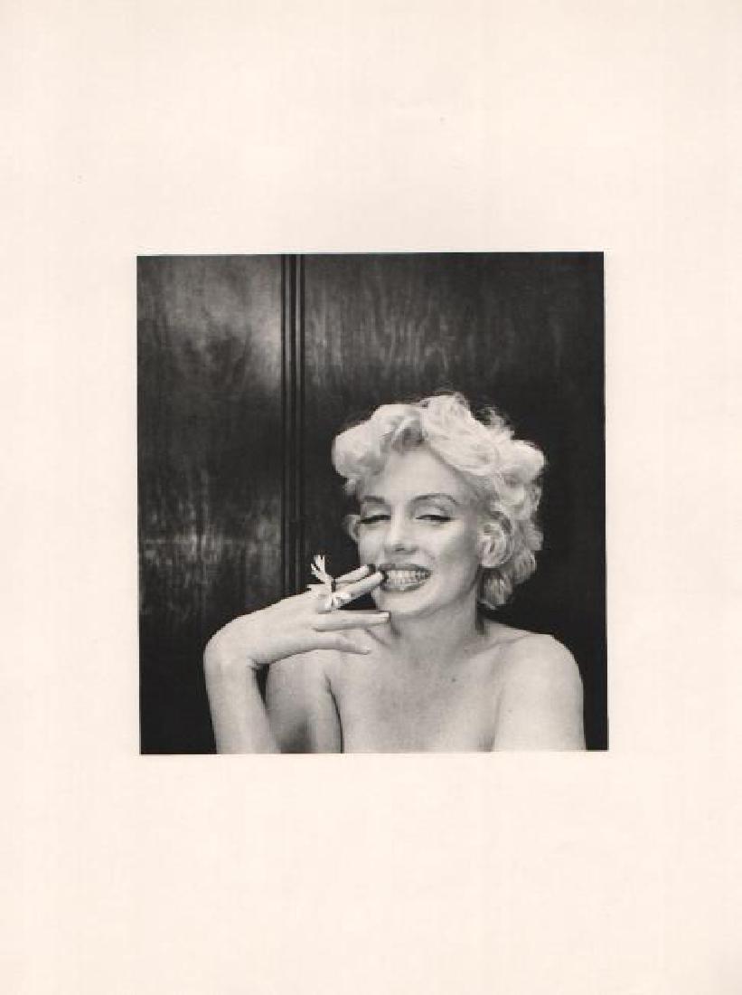 CECIL BEATON - Marylin Monroe, 1956: Artist: CECIL BEATON Print Title: Marylin Monroe, 1956 Medium: Heliogravure with tissue guard Printed in 1982, Italy Paper Size: 15 3/4 x 11 5/8 in Image Size: 6.75" x 7". Cecil Beaton was an English 