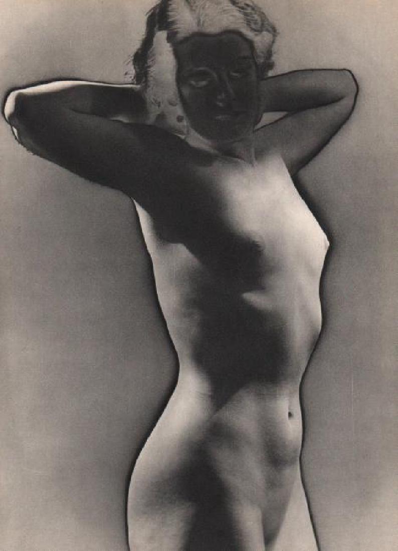MAN RAY - Etude de Nu (solarized): Artist: MAN RAY Print Title: Etude de Nu (solarized) Medium: Large gravure From the very scarce portfolio 28 nudes Printing Date: 1936 Printer: Neogravure, France Image Size: 10 x 14 inches Man Ray, o