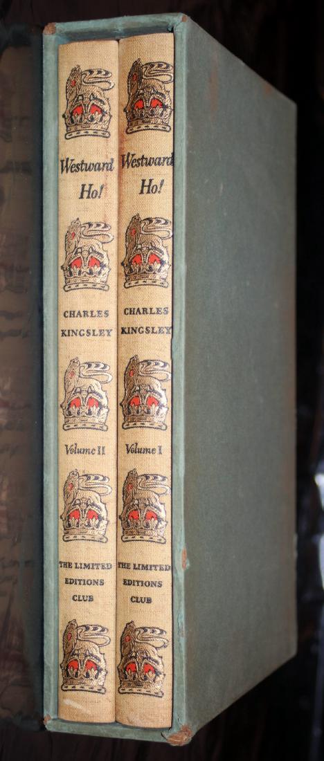 Kingsley, Charles: Westward Ho! 1947, Heritage Press (1 of 7)