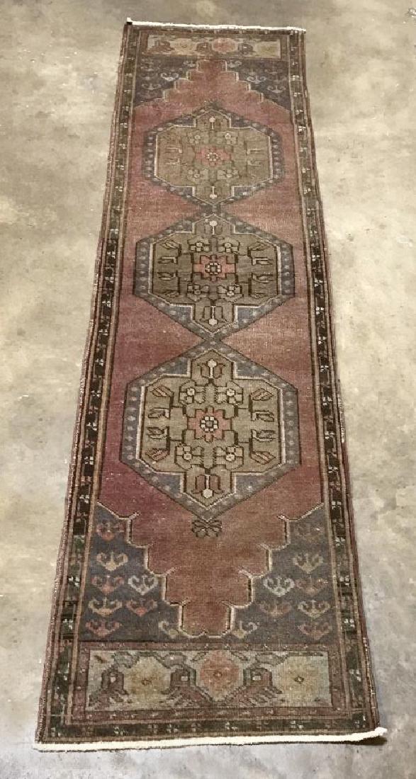 Handmade Wool Turkish Konya Runner 2x9 (1 of 5)