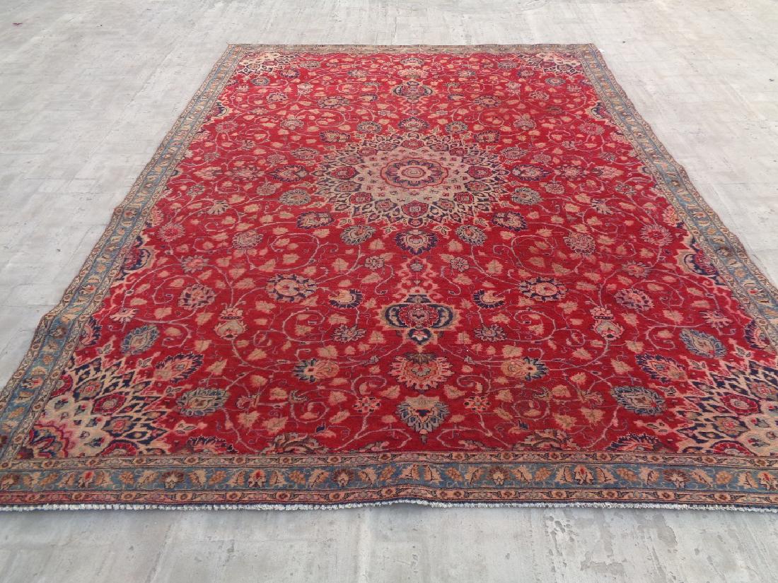 Semi Antique Persian Mashad Rug 10x7 (1 of 6)